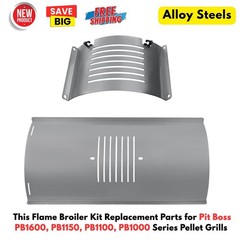 Flame Broiler Kit for Pit Boss PB1600 PB1150 PB1100 PB1000 Series Pellet Grills