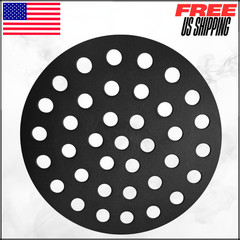 Round Cast Iron BBQ High Heat Charcoal Plate For Large Big Green Egg 1PC 9″