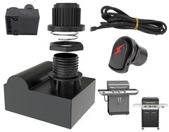 G511-0055-W1 Grill Igniter Kit for 2.55″ L Charbroil (4 Outlets )