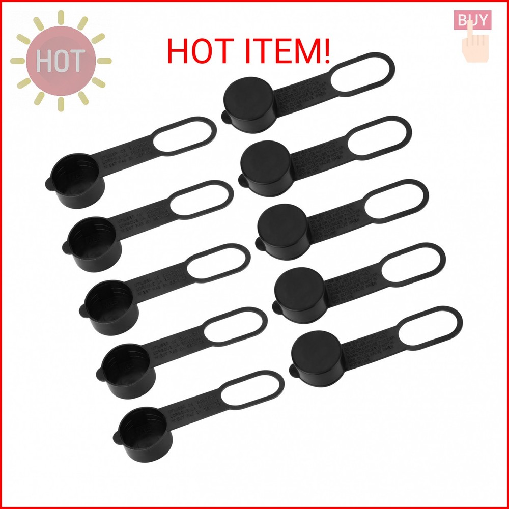 Timsec 10Pcs QCC1 Dust Caps for Propane Adapter and Gauge Fitting, Propane Tank