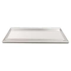 Stainless Steel Grill Plate Grill Griddle for Grill Replacement Part 48*34 cm