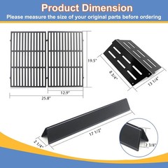 Grill Replacement Parts for Weber Genesis 300 Series E310 E320 E330 S310 S320
