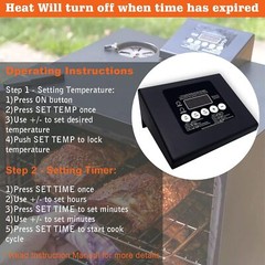 Replace for Masterbuilt ESQ30B Electric Smoker Digital Control Panel 990050048