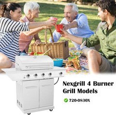 Nexgrill 4 Burner 720-0830X Drip Pan and Grid Grate Set