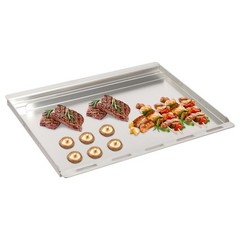 Stainless Steel Grill Plate Grill Griddle for Grill Replacement Part 48*34 cm