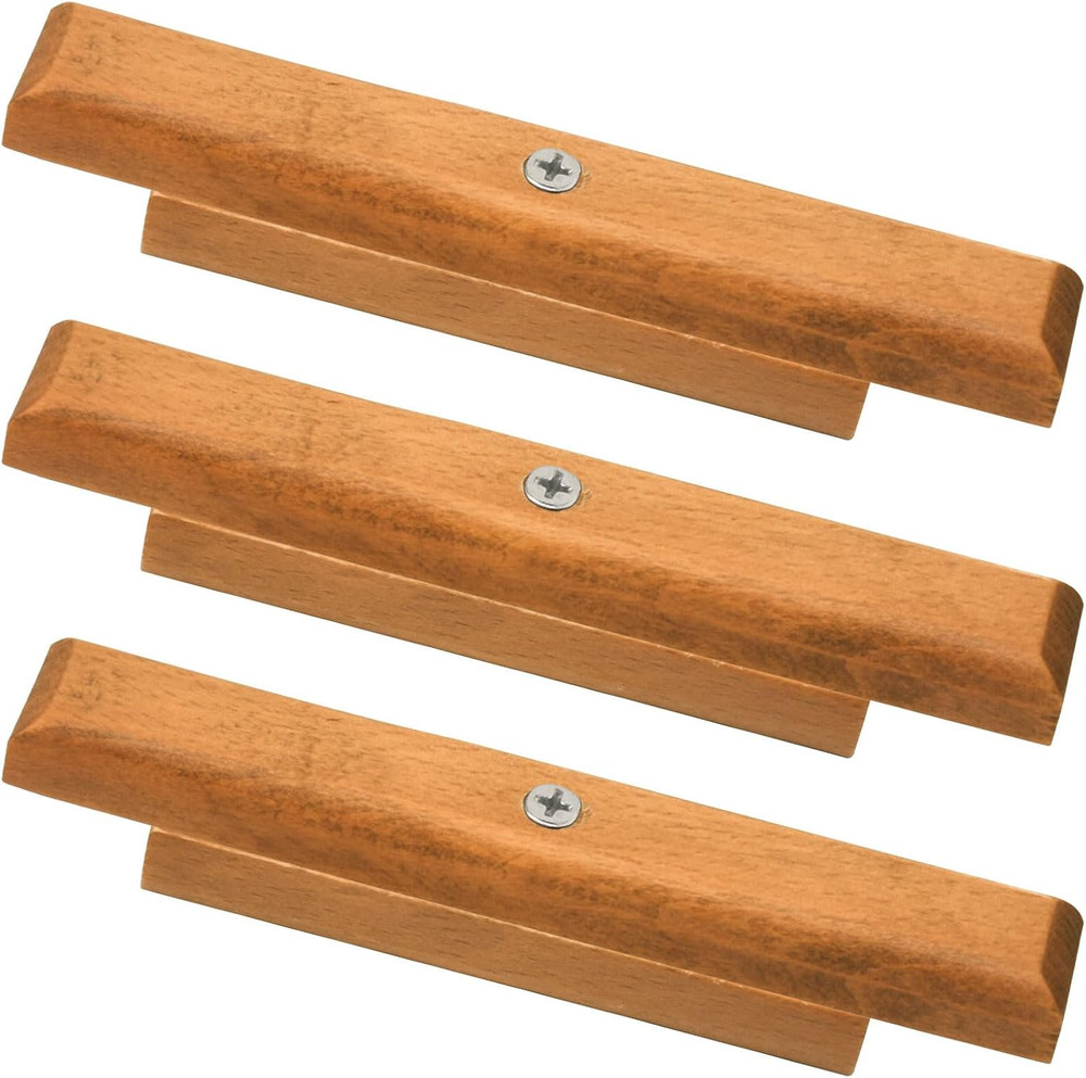 Cherry Wood Replacement Handles for 22.5″ & 18.5″ One Touch Grills, 3-Pack