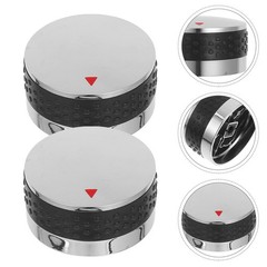1 Set Gas Stove Knobs Replacement Parts – Metal Kitchen Range Gas Knobs Oven