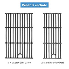 Grates for Charbroil Performance Grill 17in Cast Iron 3 Pack