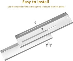 Universal Adjustable Grill Heat Plates and Burners- 4 Pack