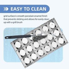 3 Pack Ceramic Briquette Tray for Alfresco