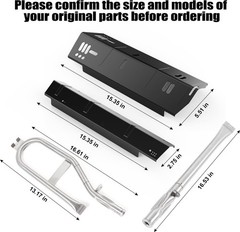 Dyna-Glo DGH450CRP Grill Parts Heat Tent Plates Burner Tubes 4 Burner Kit