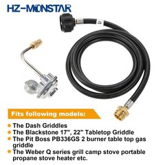 Hz-Monstar 6Ft Propane Adapter Hose 1 Lb To 20 Lb Converter Gas Regulator