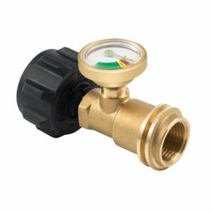 Propane Gas Guage meter, Tank Gauge/Leak Detector Brass Lead-free Propane Tank