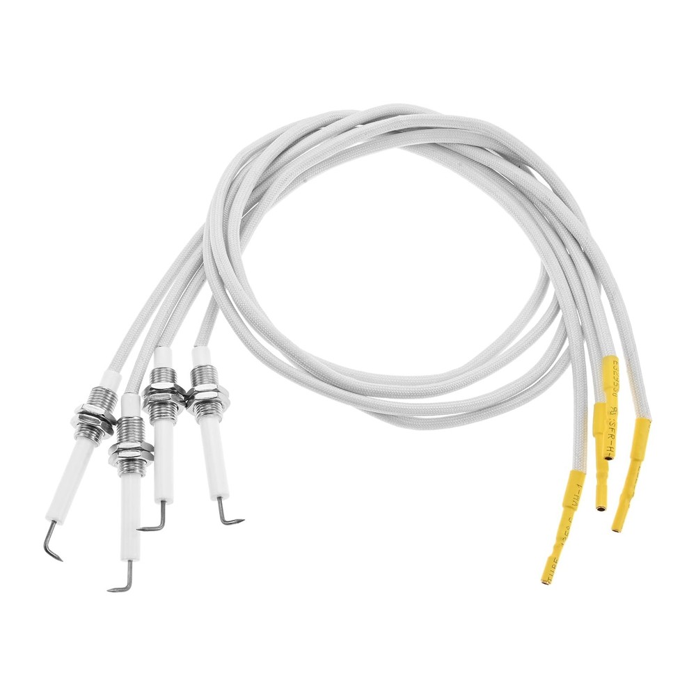 4-Pack 27.56 inch Igniter Wire with M10x1 Ceramic Electrode, Universal Gas Gr…