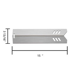 Kalomo 15 Inch Grill Heat Plates Shield Burner Covers Flame Guards USA