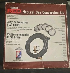 Char-Broil Red Natural Gas Conversion Kit Dual Fuel Grills High Quality NEW BOX