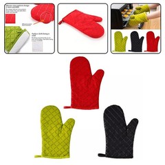 Anti Scald Gloves Insulation Gloves Quilted Cotton Lining Terry Lining