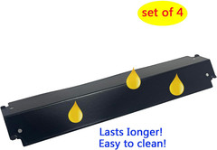Porcelain Steel Heat Shield 4-Pack for Charbroil Thermos Kenmore Gas Grills
