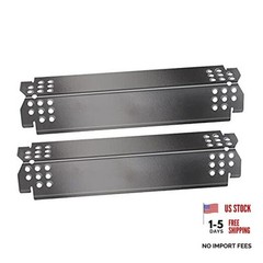 14 9/16″ Porcelain Steel Heat Plates Replacement Parts for Nexgrill 720 2-Pack