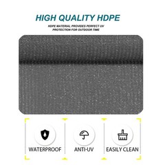 Zlink Outdoor Patio Roller Shades, 118″ W x 79″ L Roll Up Patio Shade, Sun Sh…