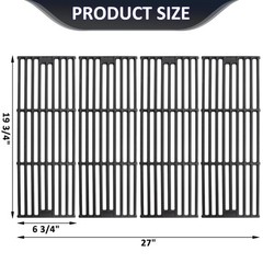 LS’BABQ 4 Pack Grill Grates for Chargriller 2121 2123 2222 2828 3001 3030 372…