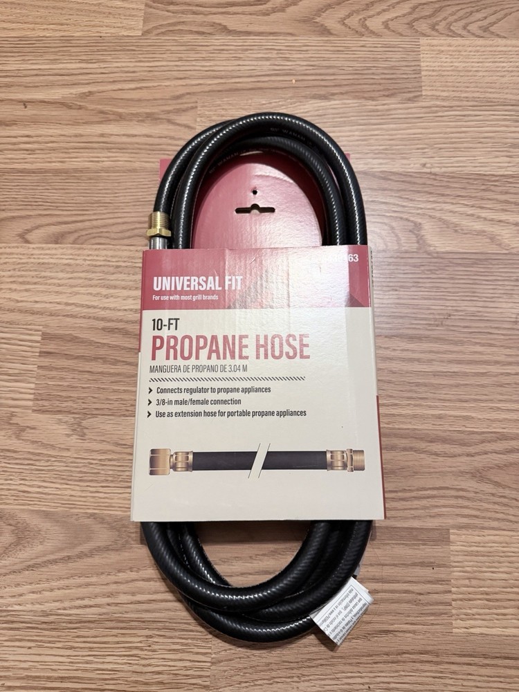Universal Fit #5439163 10Ft. Propane Hose 3/8″ Connection NEW!