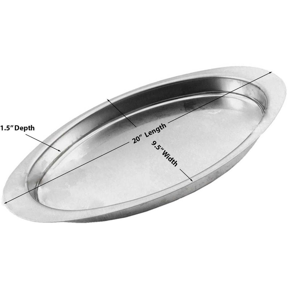 Large, 20″L x 9 1/2″W, Masterbuilt Smoker Water Bowl: 910060064