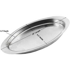 Large, 20″L x 9 1/2″W, Masterbuilt Smoker Water Bowl: 910060064
