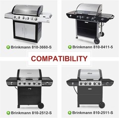 5-Pack Heat Plate Shields Fits Brinkmann 810-3660-S Uniflame Aussie Grills