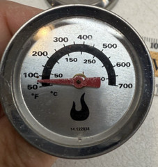 Char-Broil Classic Grill Model 463252114 Thermometer Temperature Gauge USED