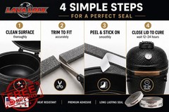 BBQgaskets Nomex High Temp Kamado Smoker Gaskets