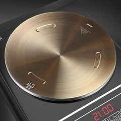 6.3 Inch Induction Heat Diffuser Adapter Plate with Removable Handle for Stove