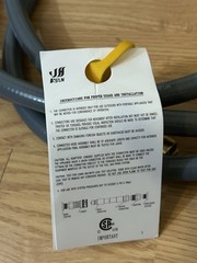 JH Ksun 1/2″ Natural Gas Hose with Quick Connect BBQ Grill Pizza Oven 10 1/2 Ft