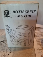 Rotisserie Motor Model DJ302 DAI JIA Stainless Steel Vermont Castings Grill NEW