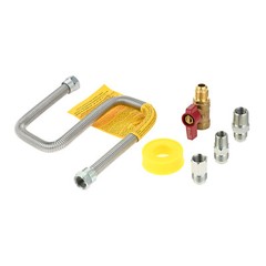 22″ Stainless Steel Flexible Natural and Propane Gas Line with 1/2″ Female Flare
