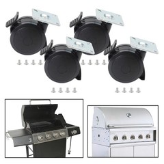 Replacement Locking Casters Set for Weber Grill Models 46110001 46810001