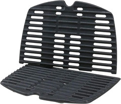 7645 Cast Iron Cooking Grates for Weber Q200 Q220 Q2000 Q2400 Series Gas Grills