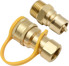 Gas Quick Connect Kit for 1/2 Inch LP Natural Gas Propane Adapter