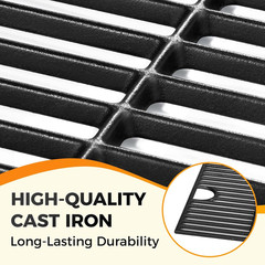 2 Porcelain Cast Iron Cooking Grates 17″ For Nexgrill Gas Grill Replacement Part