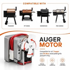 Upgraded 2.0 RPM Auger Motor Replacement for Motor,