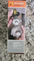 Char-Broil Dual-Stage Silver Propane Tank Regulator for Propane Cylinders 9398