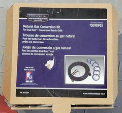 Char-Broil 4619 Natural Gas Conversion Kit Commercial Series Dual Fuel Open Box