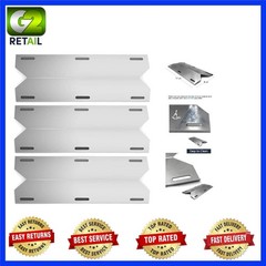 3-Pack Stainless Steel Heat Shields – Protect Your Grill and Enhance Cooking