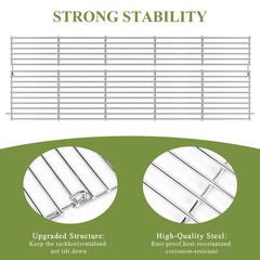 Utheer Warming Rack for Pit Boss Austin XL PB XL/1000 Series, sliver