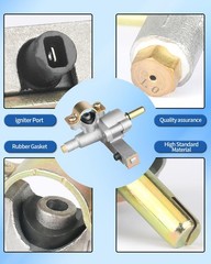 2-Pack Griddle Burner Control Valve for Blackstone 22 Inch Gas Grill Griddle 166