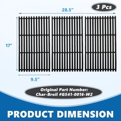 17 in Cooking Grates Replacement Parts for Charbroil Tru Infrared Grill 3 Pack