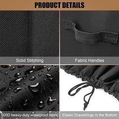 Pit Boss PB1100 PB1230 Grill Cover Heavy Duty Waterproof 600D Fade Resistant
