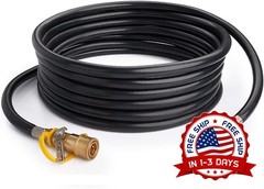 1/4″ Extension Manguera De Conexion Rapida Con Codo Adaptador Para Propano NUEVO