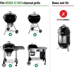 22″ Charcoal Grill Grate Replacement, Stainless Steel Cooking Grids for BBQ Kett