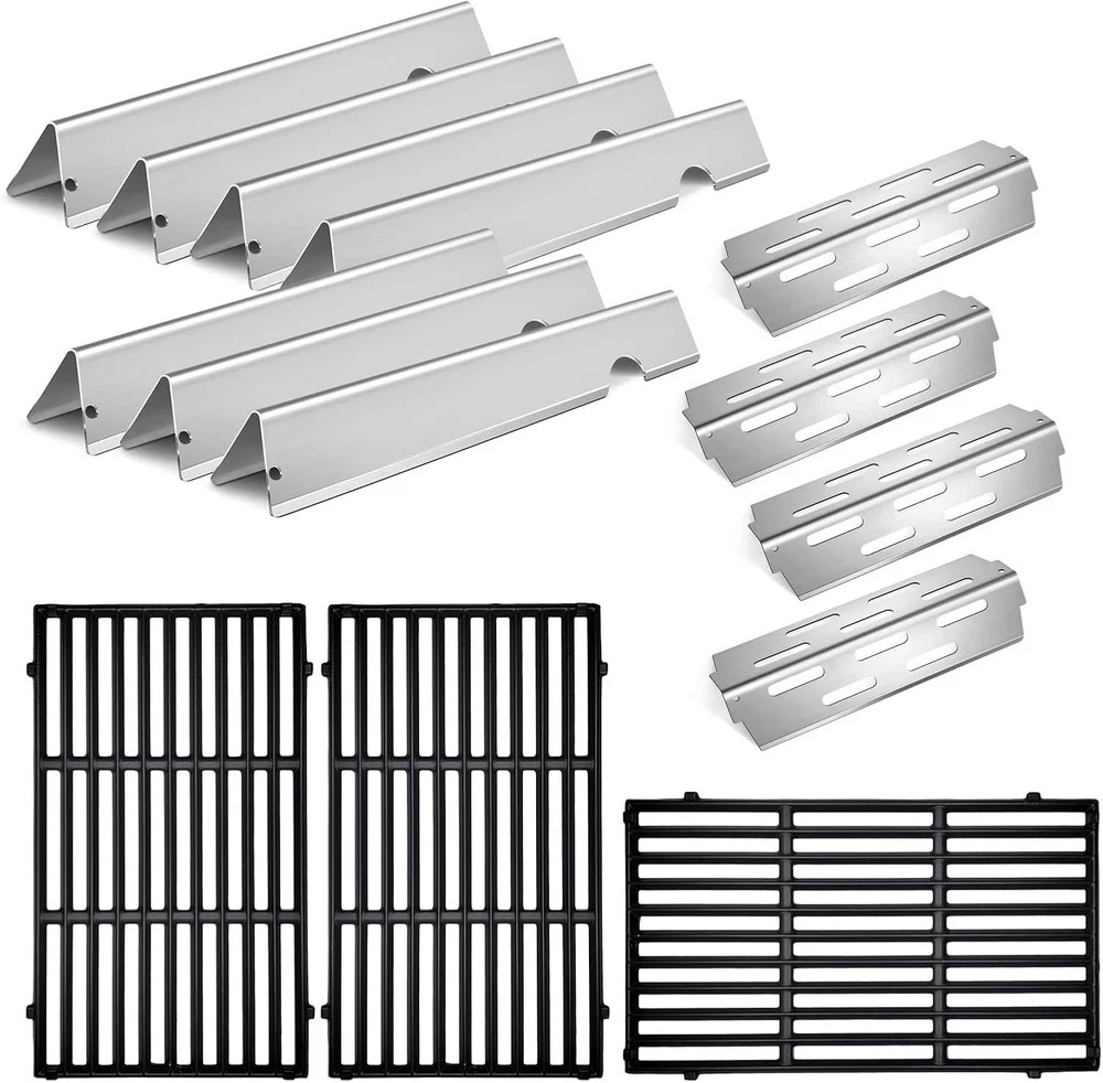 Parts Cast Iron Grill Grates for Weber Genesis II E-410 S-410 E-435 S-435 Stain